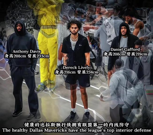 健康的独行侠，这内线哪个队顶得住！！？