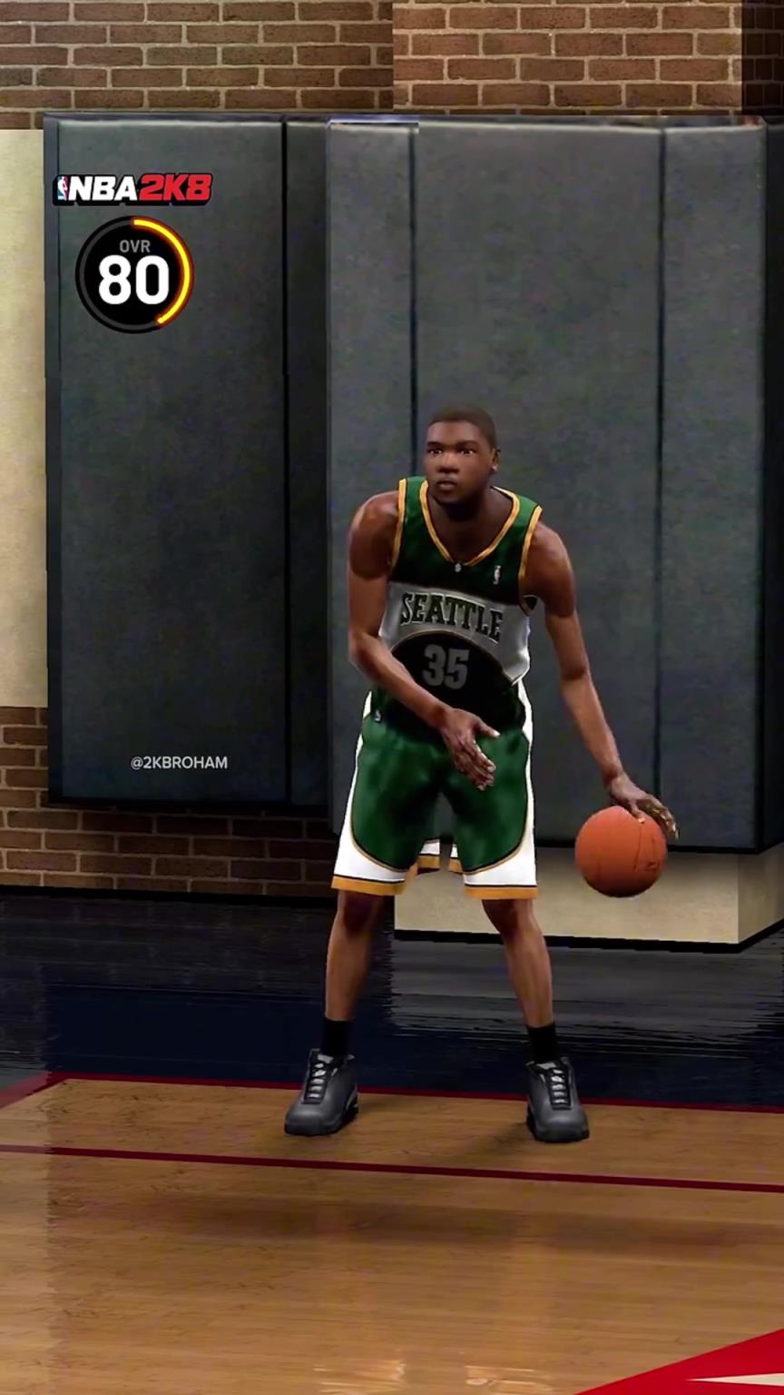 盘点杜兰特在历代NBA 2K里投篮画面！2K14开始转折点！