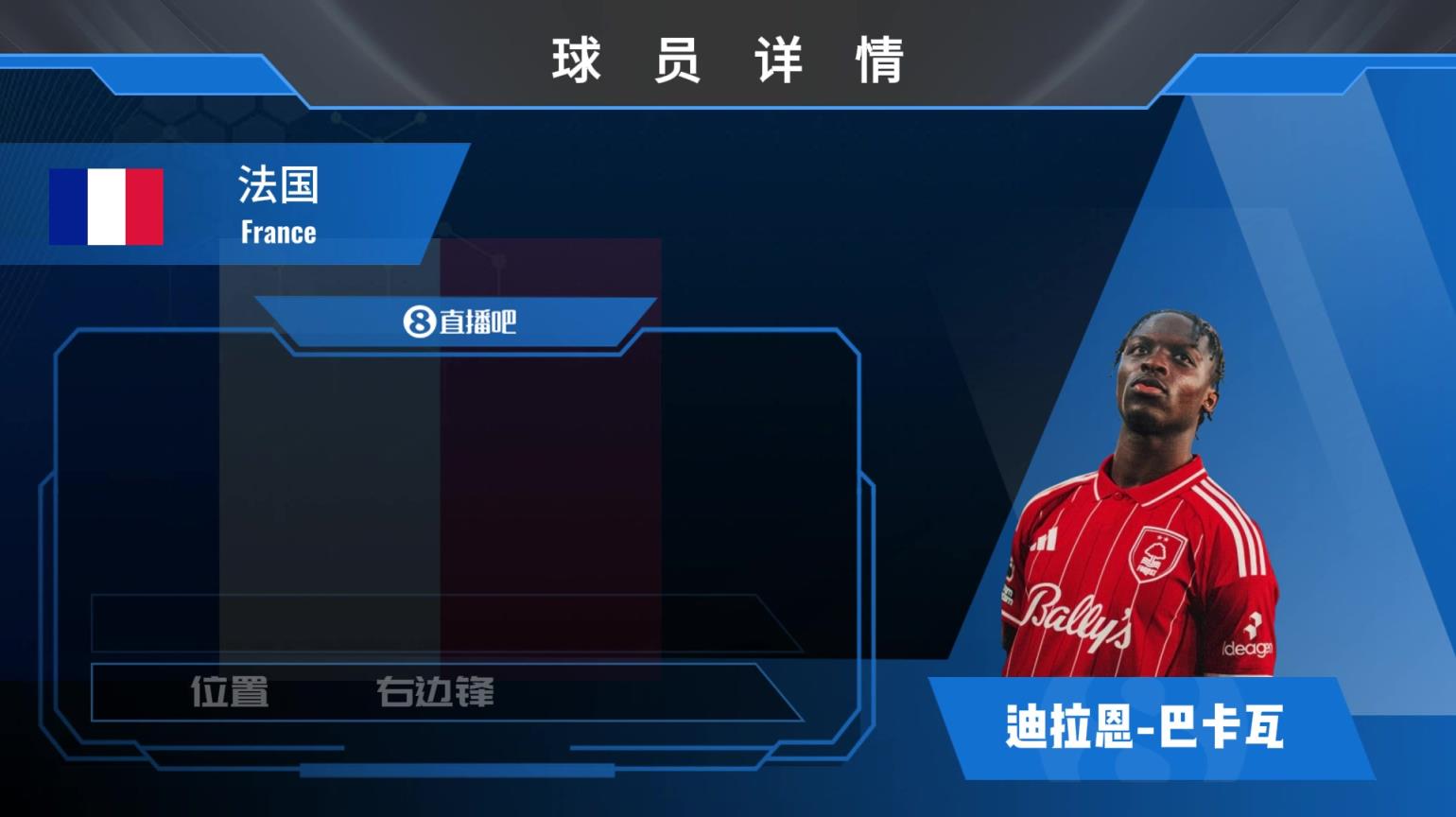 法国多哥双国籍的强力前锋！看巴卡瓦是如何征服诺丁汉球探的？！