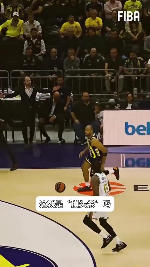 这就是摸头杀吗？湖人旧将霍顿塔克在欧洲上演摸头隔扣！