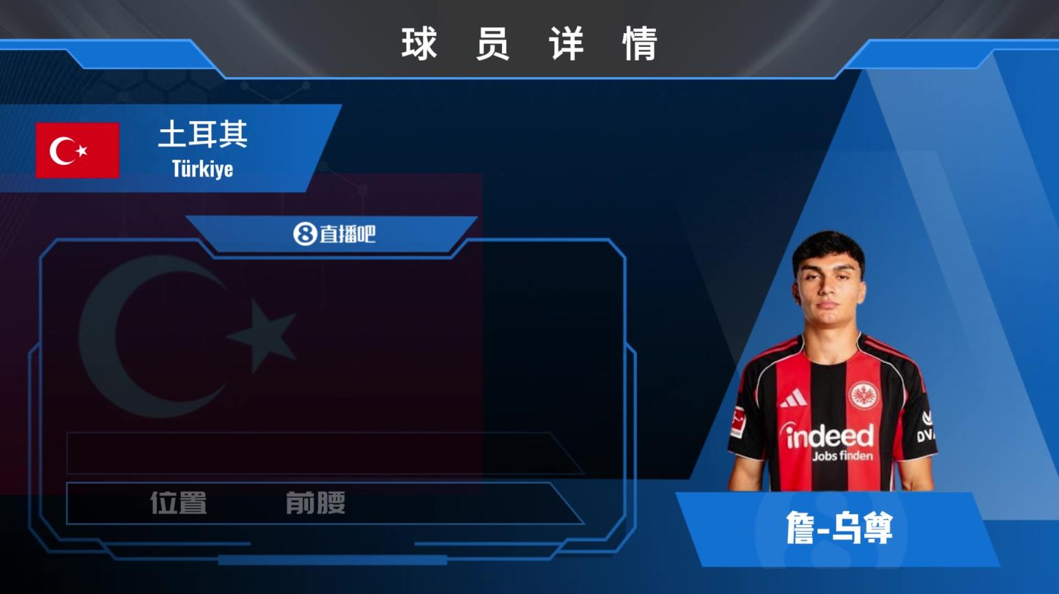 身价4500w欧！法兰克福天才中场乌尊究竟是何方神圣？