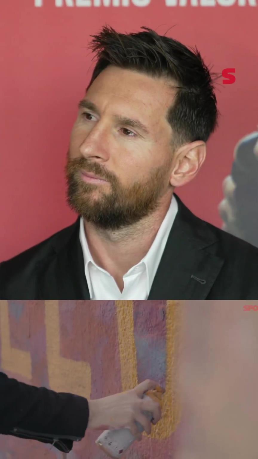 梅西听到巴萨球迷给他的留言后快哭了