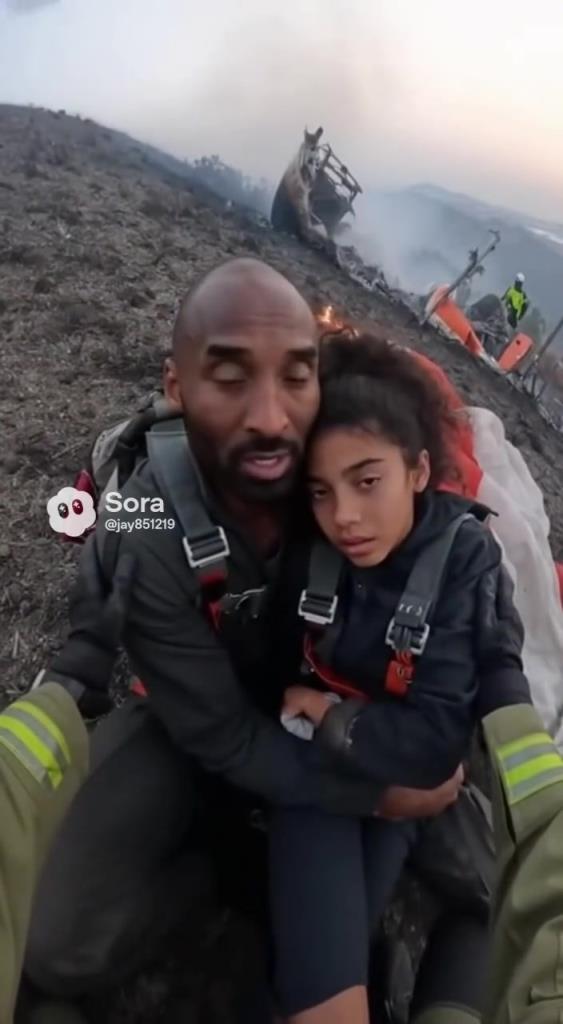 那天坠机多少科密期待这一幕发生？AI制科比&GIGI死里逃生