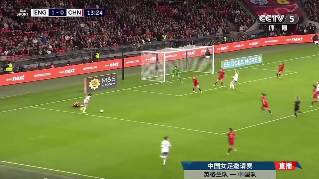 中国女足0-2落后英格兰女足!图恩扣过防守助攻米德破门梅开二度 中国女足0-2落后英格兰女足!图恩扣过防守助攻米德破门梅开二度