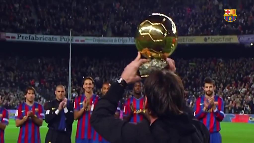 传奇开端！16年前的今天，梅西赢得职业生涯中的首座金球奖