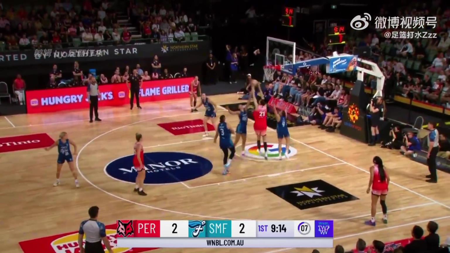 稳！韩旭WNBL第二战13投6中拿到19分3板1助2断1帽