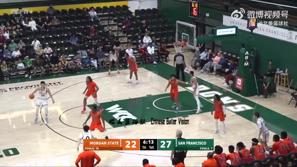 旧金山大学30分大胜！王俊杰贡献5分4板、赵维伦3分