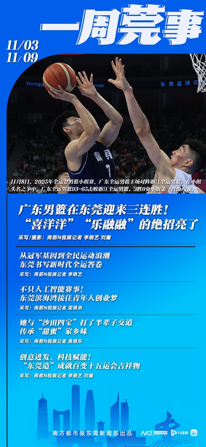 广东男篮三连胜！“喜洋洋”“乐融融”的绝招亮了｜东莞一周
