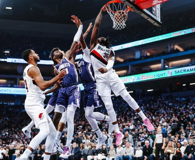 杨瀚森遭雪藏阿夫迪亚24+10，双枪33分威少10中2，开拓者双杀国王