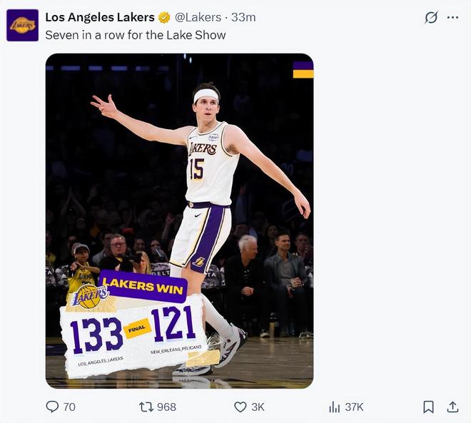 三战102分比肩库里！湖人里皇剑指2.87亿 美媒晒他与科比数据力挺