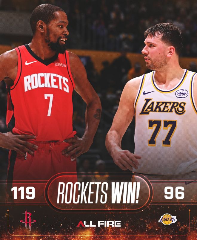 湖媒被阿门打服！轰26+7击溃湖人锋线群 火记：联盟最好年轻团队