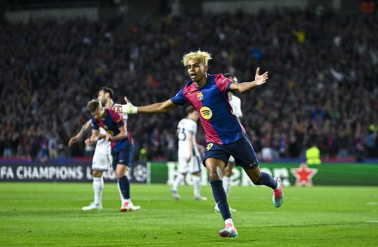 世体：亚马尔即将成为欧冠历史上出战25场比赛最年轻球员