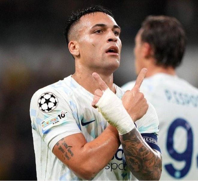 对阵圣罗吉斯打进1球，劳塔罗成2025年欧冠进球最多球员