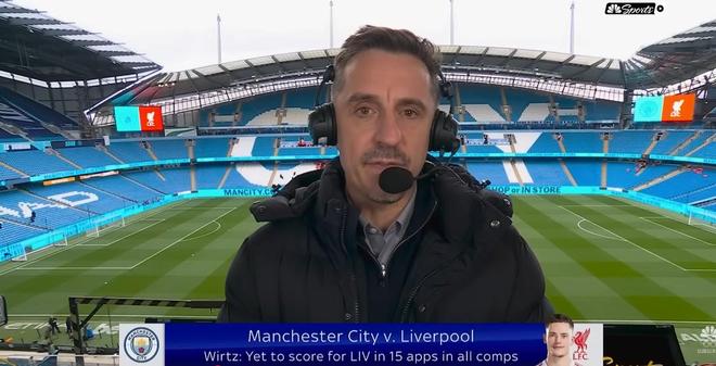 内维尔：维尔茨在英超心态有些急切，他更习惯欧冠节奏