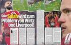 挑拨离间！德媒：“独”萨拉赫是维尔茨和利物浦低迷的罪魁祸首