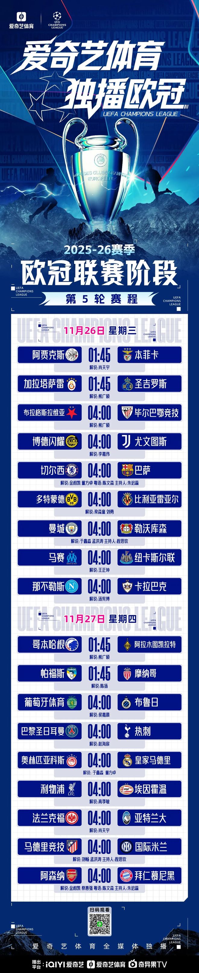 歐冠春晚今夜上演！榜首大戰：阿森納vs拜仁 最硬的盾PK最利的矛