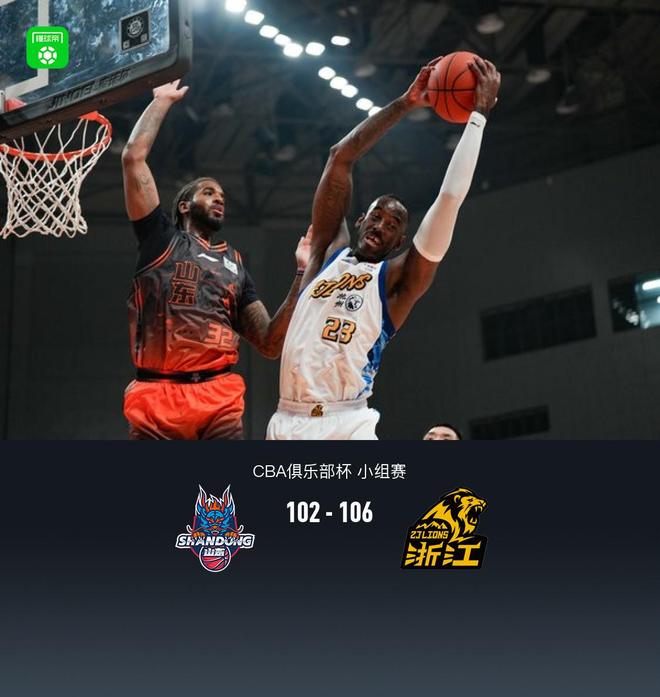 CBA俱樂部杯：廣廈106-102山東取3連勝，布朗29分，胡金秋17+5
