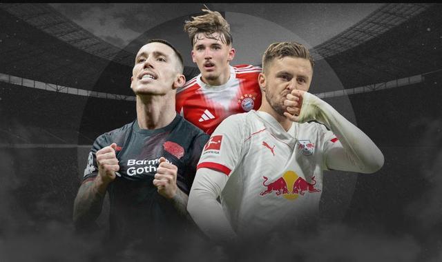 踢球者本期德甲前腰排名：格里馬爾多、格納布里、卡爾國際級