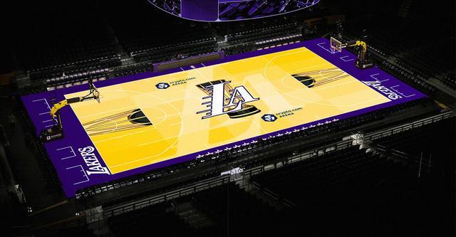 湖人NBA杯專屬地板無法使用將送修 小組賽收官戰改用常規地板