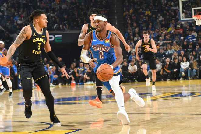 30勝聯盟第一！雷霆37分大勝三殺勇士 亞歷山大30+7庫里缺席