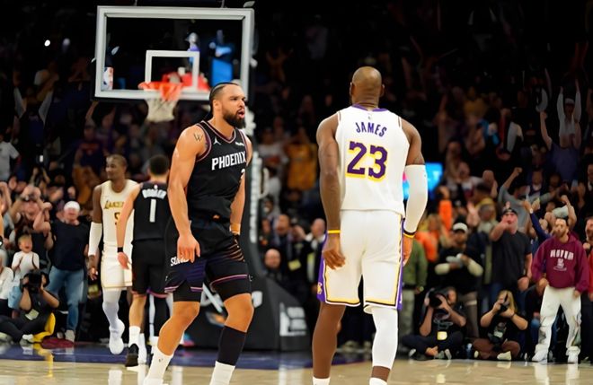 防守萬人捅！湖人24分慘敗太陽！詹姆斯23+6空創(chuàng)2大神跡 前無古人