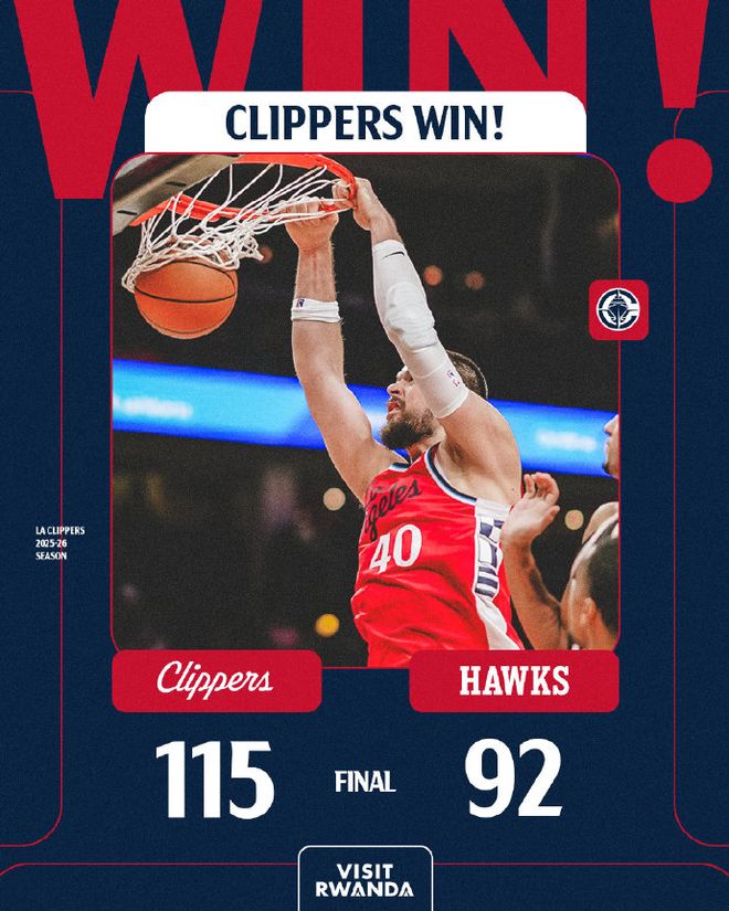 演我？保羅離隊(duì)后快船立即大勝終結(jié)5連敗 哈登小卡雙核50分