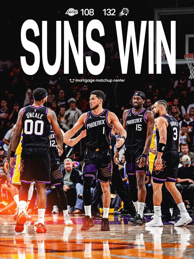 湖三崩！太陽大勝送湖人連敗 狄龍25分勒布朗23+6