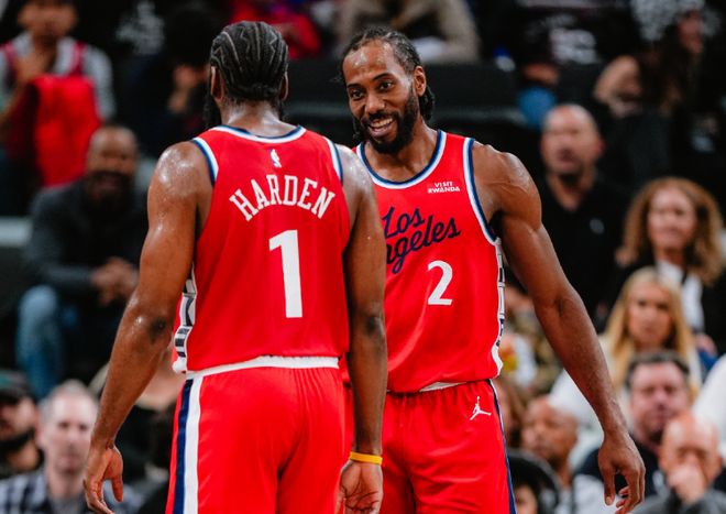 小卡45+7末節(jié)20分快船大勝爵士奪6連勝 哈登20+7李凱爾22+8