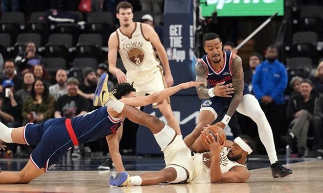 快船103-102勇士！無奈不是險勝，是小卡拒絕采訪，祖巴茨成軟肋