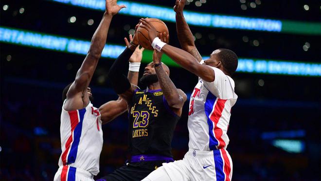 慘敗中的慘敗，湖人對陣活塞一項數據完美地展現了湖人內線的慘敗