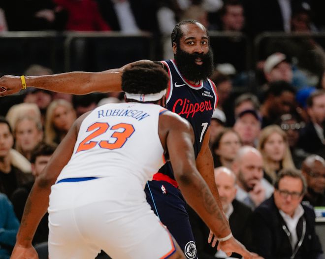 哈登23+9，快船慘敗尼克斯！祖巴茨爆發小卡低迷，一戰看清4問題