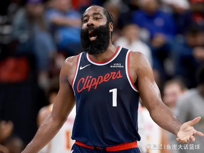 快船102-105老鷹！無奈的不是5連敗，而是哈登在賽後的一番表態