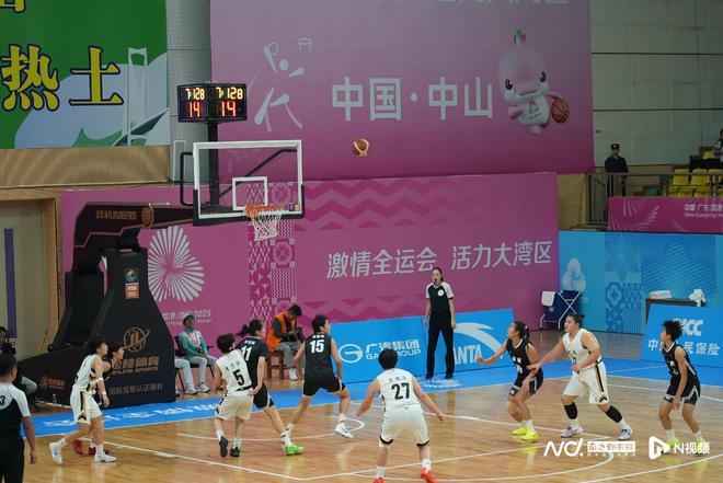 U18女籃季軍戰在中山賽場打響：廣東隊擊敗河南隊摘銅