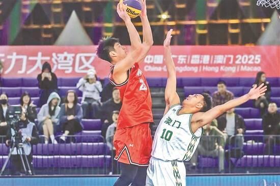 陳國豪砍下11分，廣東三人男籃晉級八強