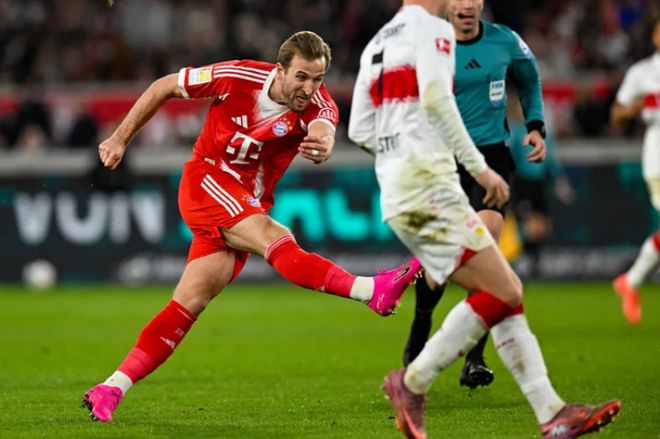 凱恩替補(bǔ)戴帽！德甲已造100球，領(lǐng)跑五大聯(lián)賽射手榜，反超姆巴佩