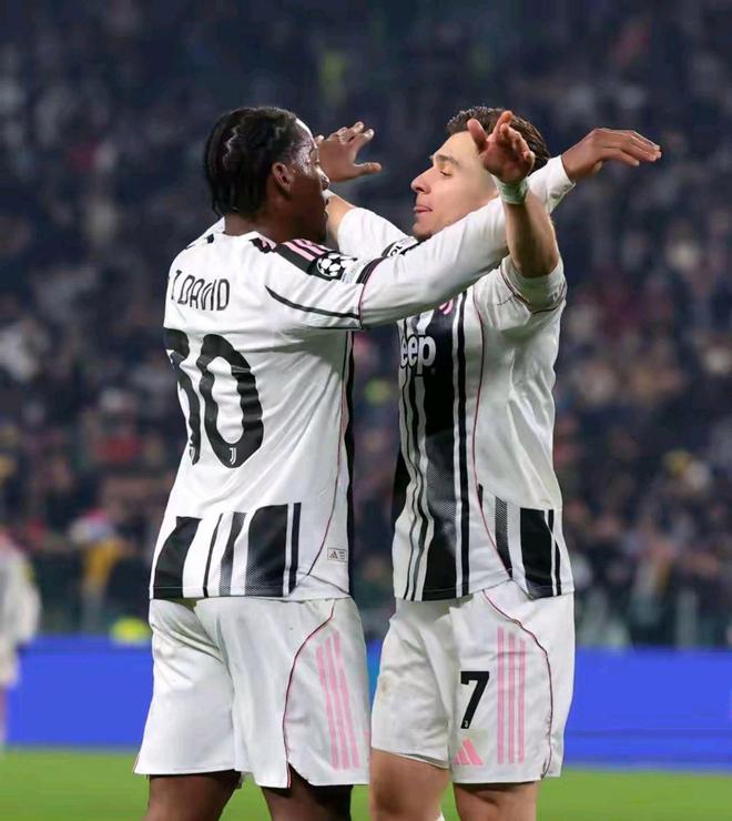 歐冠第六輪意大利尤文圖斯隊主場2比0戰勝塞浦路斯帕福斯隊