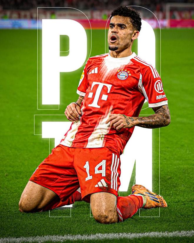 5場4球1助攻，拜仁官方：迪亞斯當選為球隊11月最佳球員