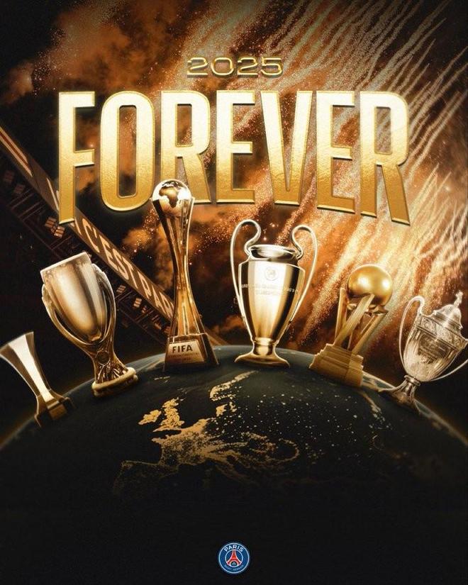 收獲滿滿，巴黎發布年度六冠王海報：2025，永恒