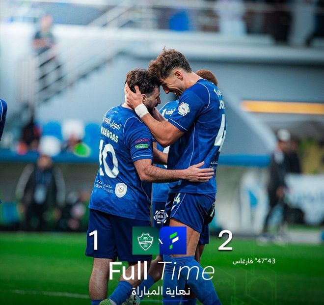 2-1！28歲海港舊將雙響+轟逆足世界波 率沙特聯弱旅逆轉亞冠冠軍