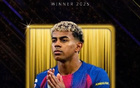 官方：亞馬爾當選環球足球獎2025年最佳前鋒