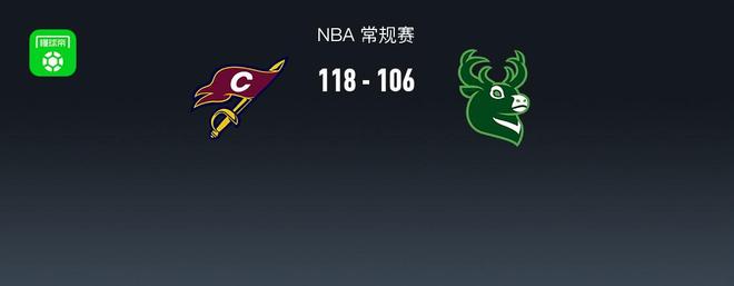 NBA战报：骑士118-106雄鹿，米切尔37+5+7