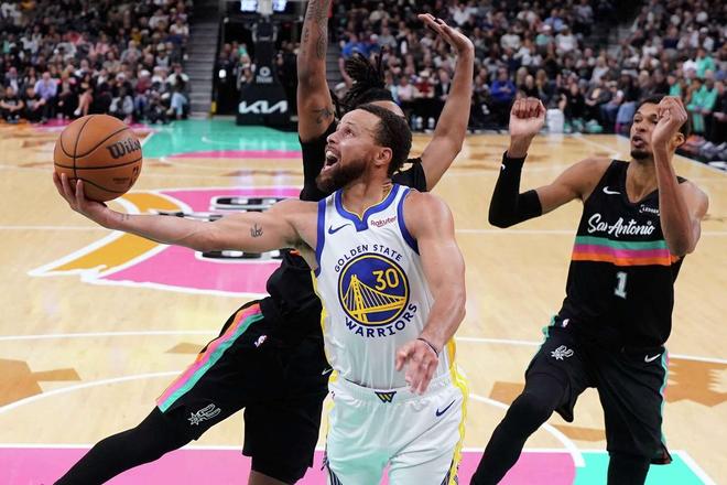 庫裏46+5+單節22分創NBA曆史第1神跡，還刷爆紀錄！勇士逆轉馬刺