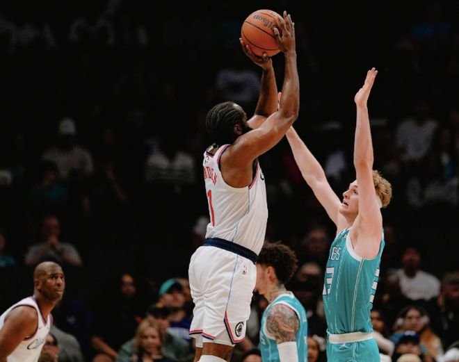 登峰造极！哈登爆砍55+7创神迹！快船终结3连败，保罗迎里程碑