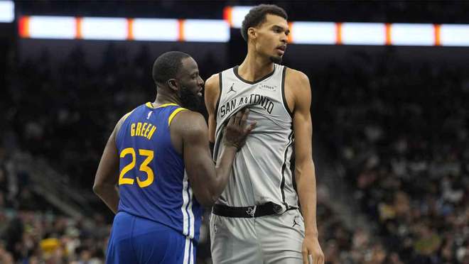 勇士队的格林打破沉默，谈及与维克托·文班亚马的激烈口水战