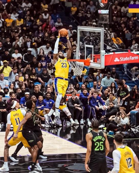 41歲這麽強？詹姆斯19中10砍全隊最高30分+8板8助2斷1帽，正負值+10