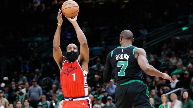 36分钟砍37+7+8！哈登下半场狂飙32分难救主，快船憾负凯尔特人