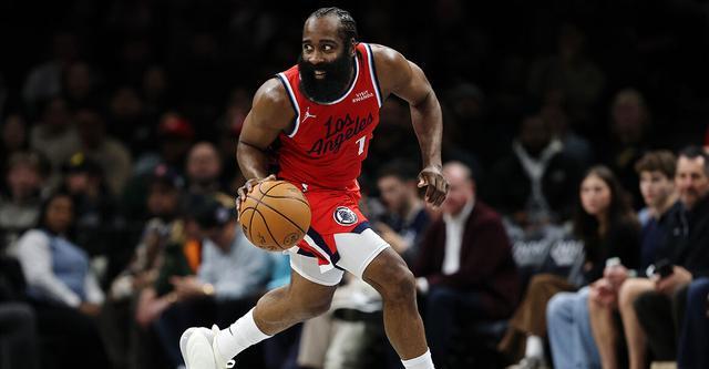 哈登、倫納德聯手轟下57分！快船客場大勝籃網