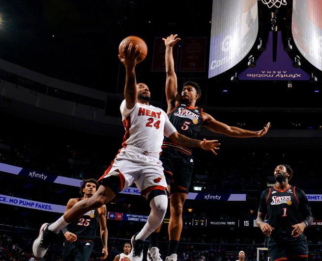 鮑威爾32分讓快船后悔，馬克西27+6帶不動喬治5中0，熱火力克76人