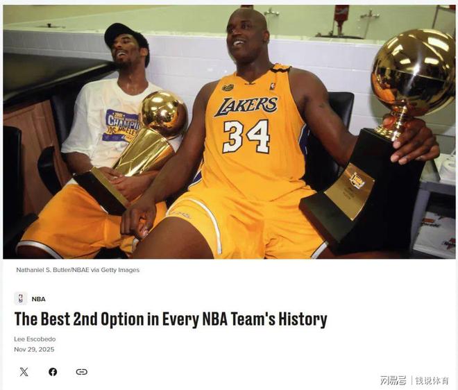 有無爭議？美媒BR評隊史最佳二當家時將庫里作為杜蘭特二當家