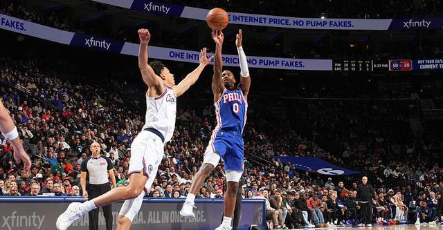 喬治復(fù)出馬克西39分哈登里程碑 76人勝快船